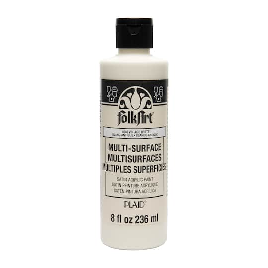Michaels, FolkArt® Multi-Surface Satin Acrylic Paint, 8oz. – Category: Multi-Surface Paint